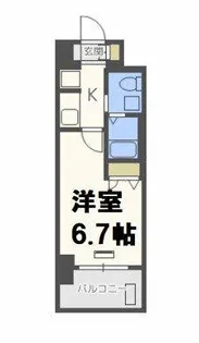 エステムコート梅田・天神橋IIIアヴァンテ【3階】の間取り
