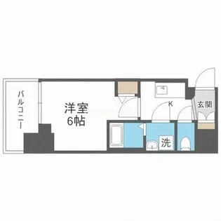 1Kの間取り画像