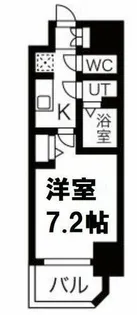 ファステートNAMBA華月【11階】の間取り