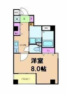 エミネンスワン【502号室】の間取り