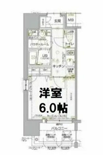エスリード心斎橋EAST【11階】の間取り
