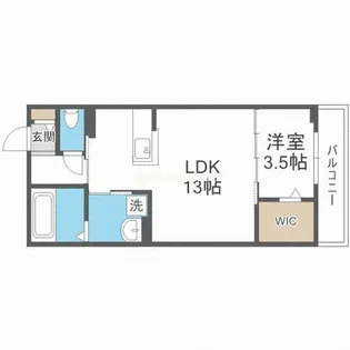 Casa Branche【102号室】の間取り