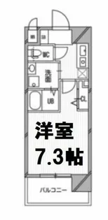 アスリート本町リバーウエスト【4階】の間取り