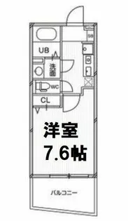 ルクレ阿波座レジデンス【5階】の間取り