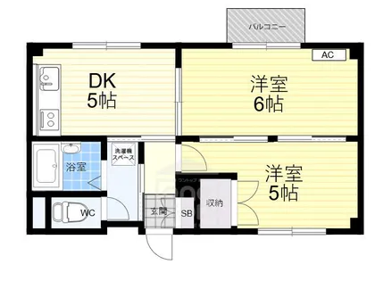 ハイツパル【1階】の間取り