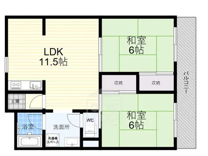 第2三宅コーポ【3階】の間取り