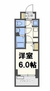 プレサンス天満橋チエロ【5階】の間取り