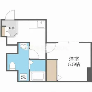 グランドゥール九条【1階】の間取り
