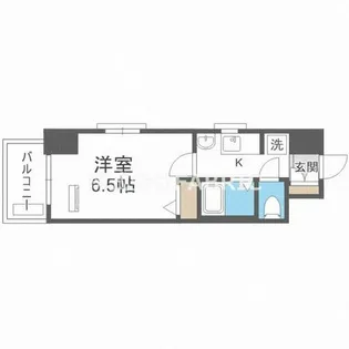 エステムコート梅田・天神橋リバーフロント【13階】の間取り