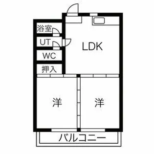 ビュークレスト折立 【403号室】の間取り