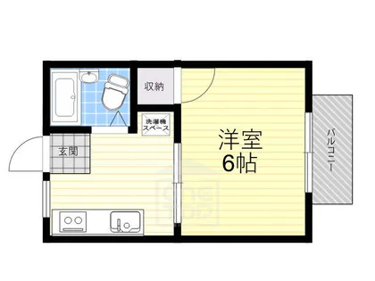 ビブレ1【2階】の間取り