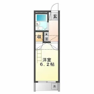 レオパレス南栄第4【1階】の間取り