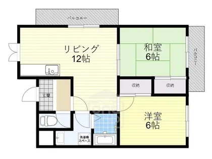 ファミール2号館【3階】の間取り