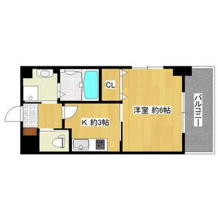 リラス博多駅北S棟.【603号室】の間取り