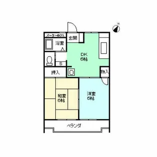 松栄ビル【301号室】の間取り