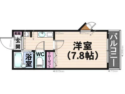 メゾンドアイム【1階】の間取り