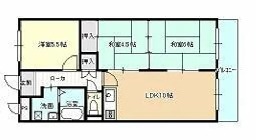 EverGreen泉ヶ丘1号館【2階】の間取り