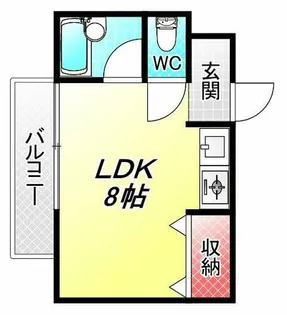 ヴィラージュ久宝園【3階】の間取り