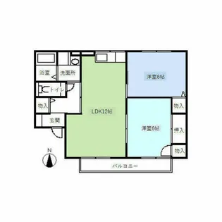 ファミールさかえ【205号室】の間取り
