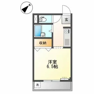 メロディーハイム【2階】の間取り