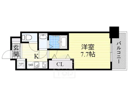 MASU no 茨木【5階】の間取り