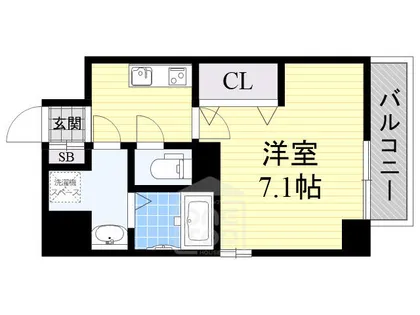 Glad Kishibe【2階】の間取り