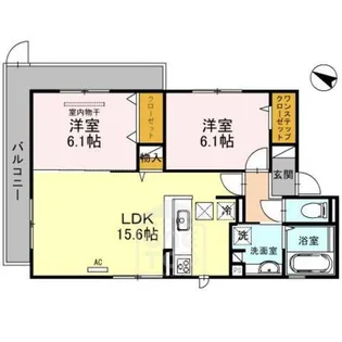 Casa Legare【1階】の間取り