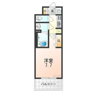 S-RESIDENCE堺浜寺axial【2階】の間取り