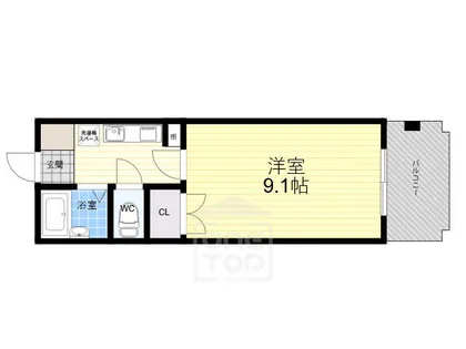 穂積マンション【6階】の間取り
