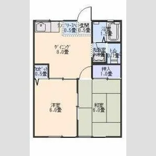 サニーサイド【1階】の間取り