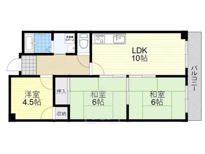 シャトーモンシェール【4階】の間取り