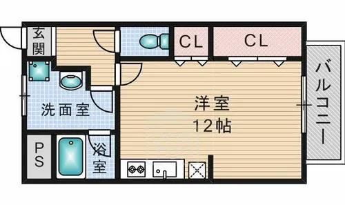 西駅前吉田マンション【3階】の間取り