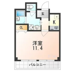 シティパル【3階】の間取り