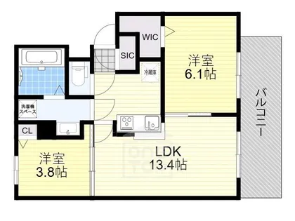 Spero il sole【2階】の間取り