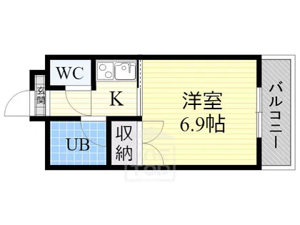 メゾン・リヴェール2【4階】の間取り