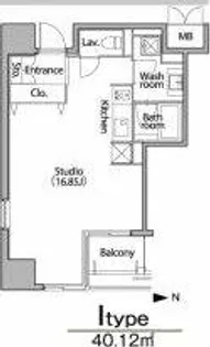 グラン・アベニュー栄【5階】の間取り