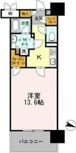 ロイヤルパークスERささしま EAST【6階】の間取り