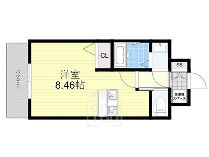 ロイス南茨木【2階】の間取り