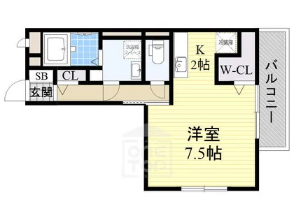 ミューイチマサ【3階】の間取り