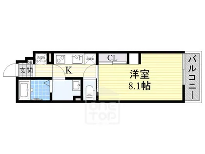 リブリ・フルール千里丘【3階】の間取り