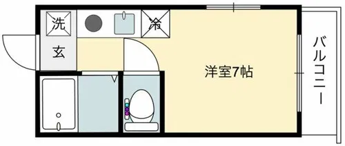 でゅお五色山【1階】の間取り