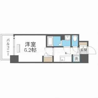 ポルト・ボヌール梅田WEST【5階】の間取り