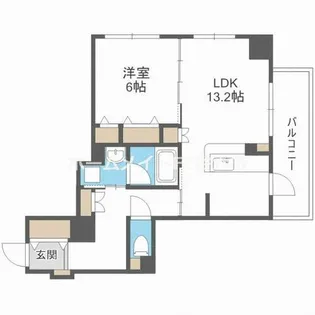 パレ・カルフール【2階】の間取り