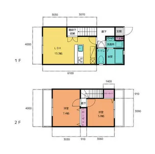 ルリアン【102号室】の間取り