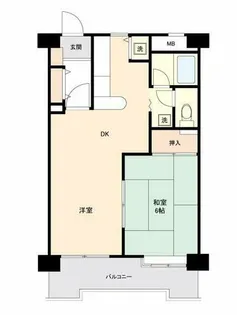 メゾン・ド・メナージュ【8階】の間取り