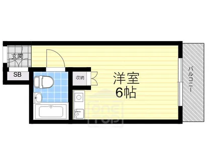 シャルム茨木【3階】の間取り