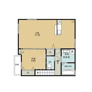 ルシアマルセ【2階】の間取り
