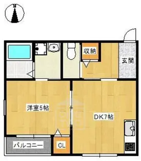 フローリッシュ正雀本町【1階】の間取り