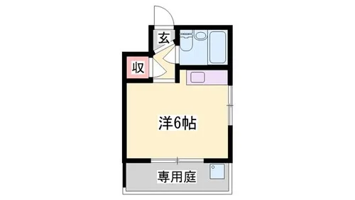 ジョイス英賀保【1-A号室】の間取り