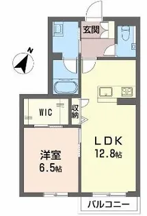 カーサグラス エステ【107号室】の間取り